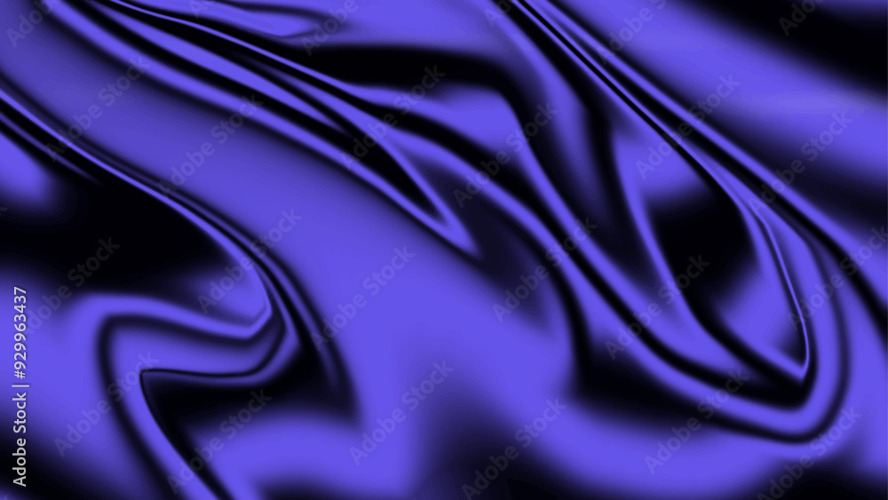 Fototapeta premium Liquid Abstract Pattern With Proton Purple Graphics Color Art Form. Digital Background With Proton Purple Abstract Liquid Flow.