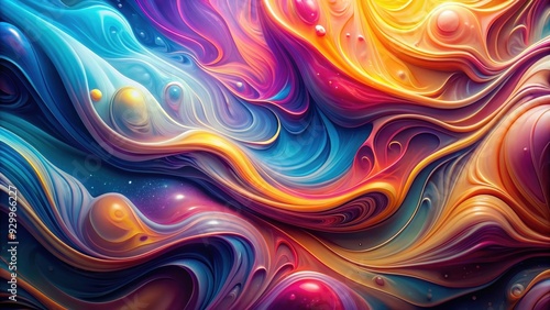 Abstract fluid background resembling a dreamy and vibrant scene, , abstract, fluid, dreamy, background, wallpaper, vibrant