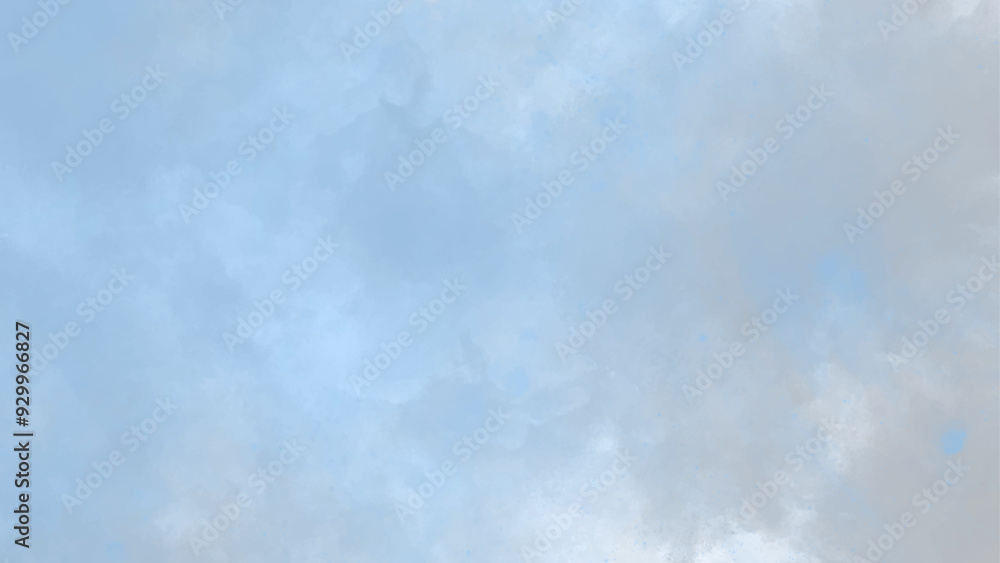 Abstract Watercolor shades blurry and refocused Cloudy Blue Sky Background, Abstract soft blue watercolor painted background. Abstract Watercolor shades blurry and refocused Cloudy Blue Sky Background, Abstract soft blue watercolor painted background.