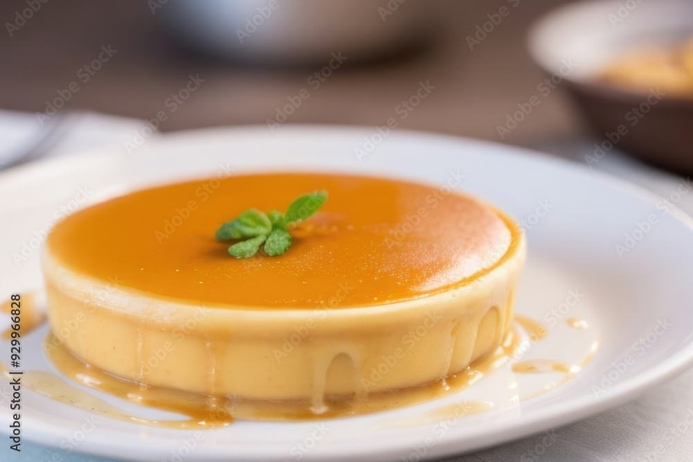 Caramel custard pudding Caramel custard pudding