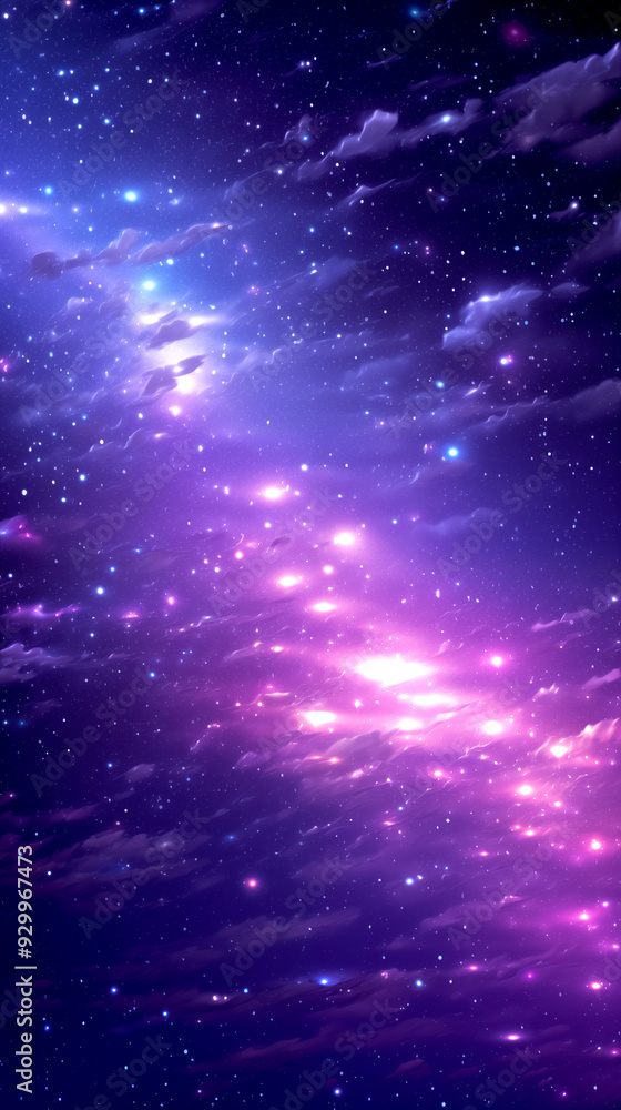 Fototapeta premium Starry sky like light band tech futuristic background image