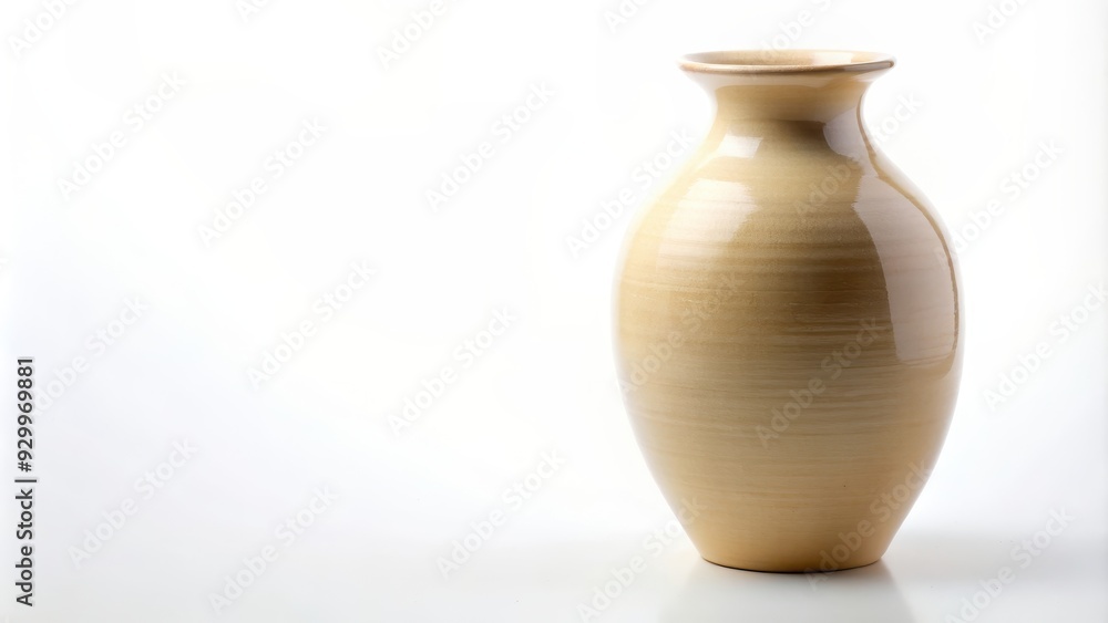 Simple beige ceramic vase on a white background, beige, ceramic, vase, neutral, home decor, interior design, minimalist Simple beige ceramic vase on a white background, beige, ceramic, vase, neutral, home decor, interior design, minimalist