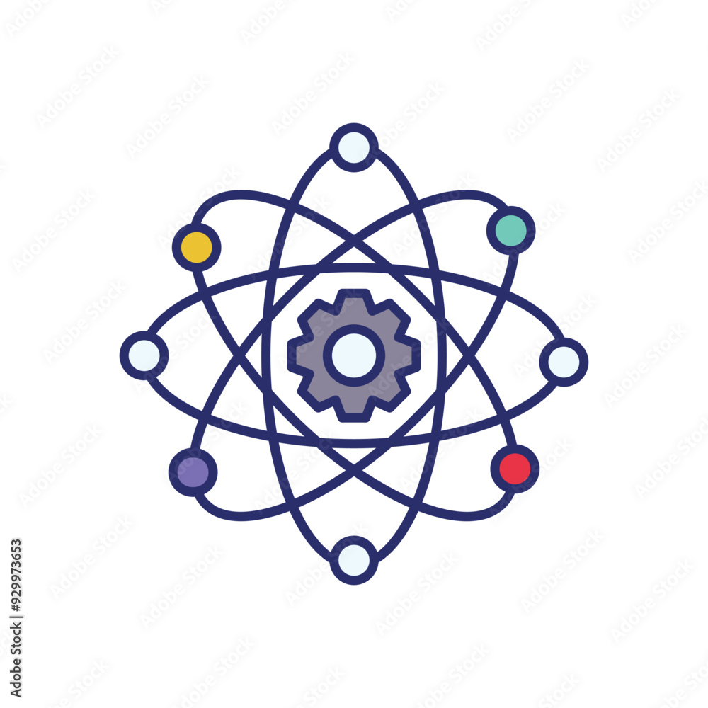 Data Management System icon vector stock illustration Data Management System icon vector stock illustration