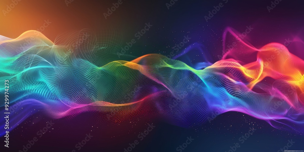Obraz premium Dynamic Abstract Technology web Background with Particle Lines, abstract graphic, banner design, pattern design, web background template