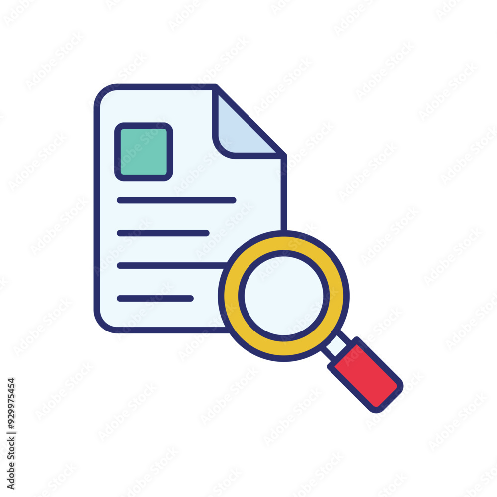 Data Audit icon vector stock illustration Data Audit icon vector stock illustration