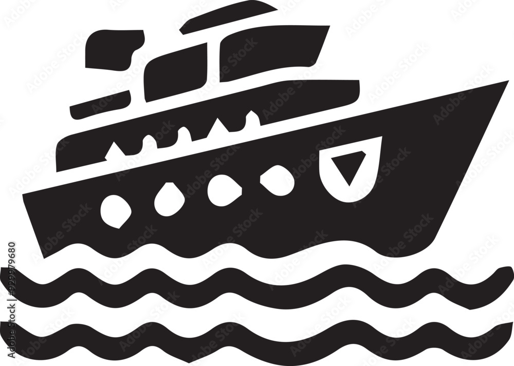 Boat silhouette Boat silhouette