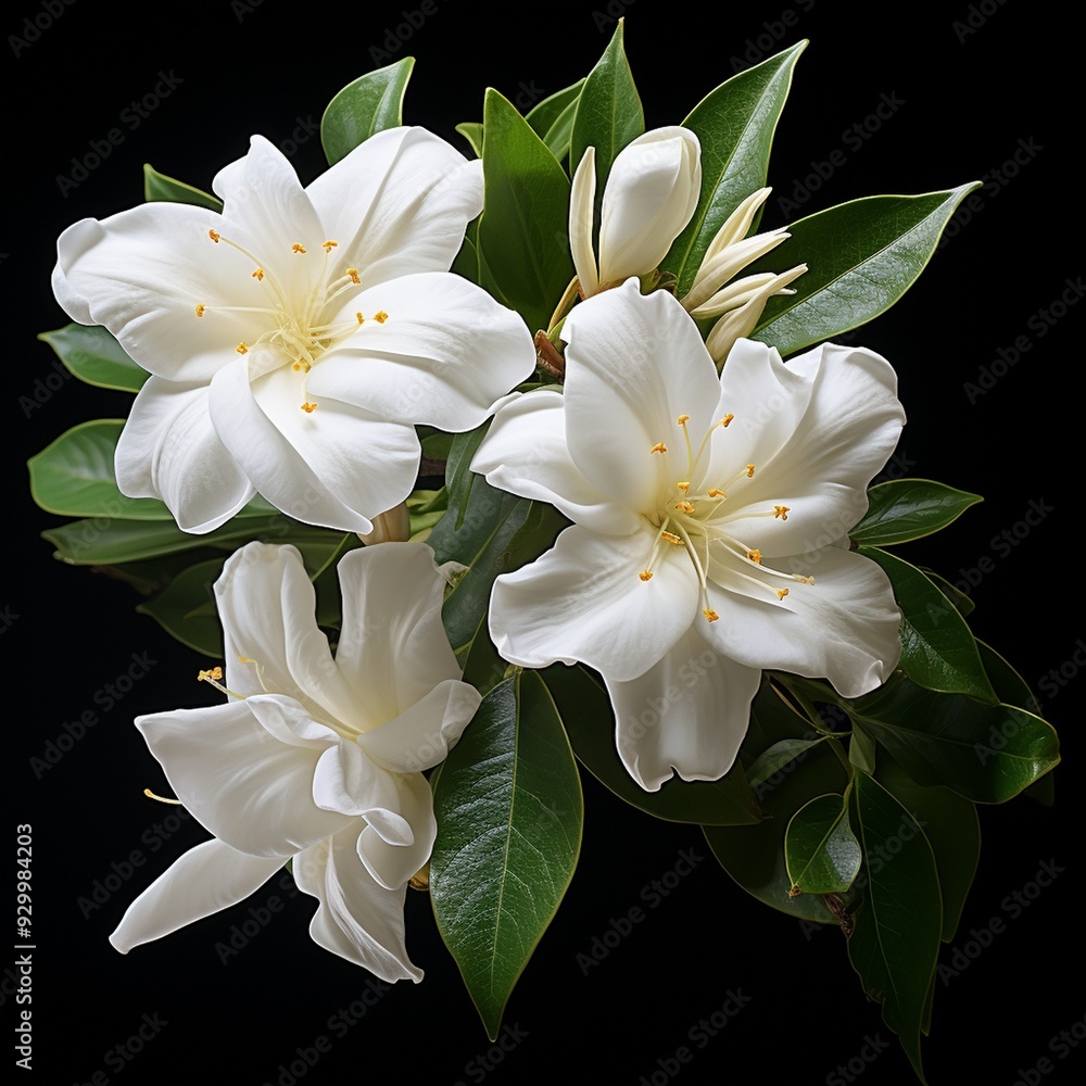Obraz premium Beautiful image of a renowned and lovely jasmine flower