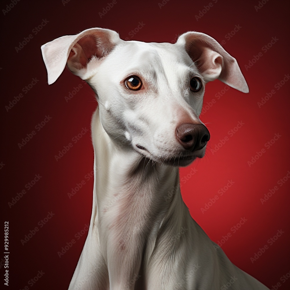 Beautiful greyhounds with red and white colors in pictures Beautiful greyhounds with red and white colors in pictures