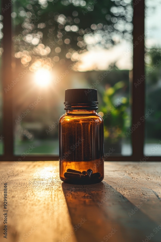 A bottle of iron supplements A bottle of iron supplements