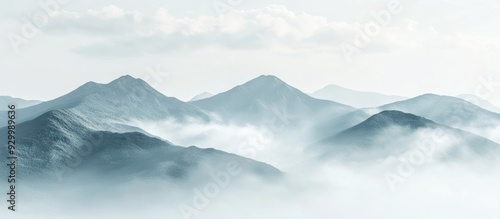 Misty Mountain Landscape