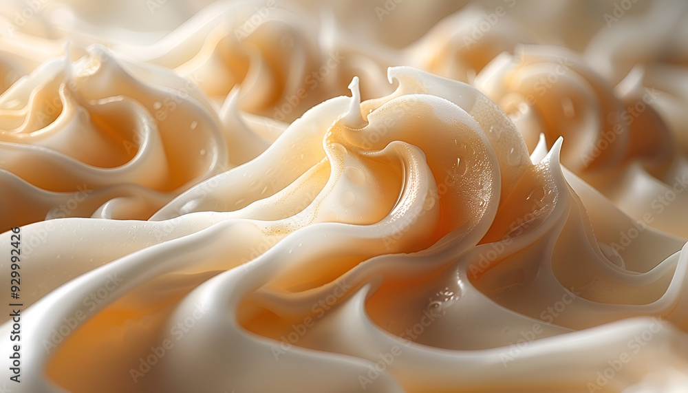 a close up of white frosting
a close up of white frosting