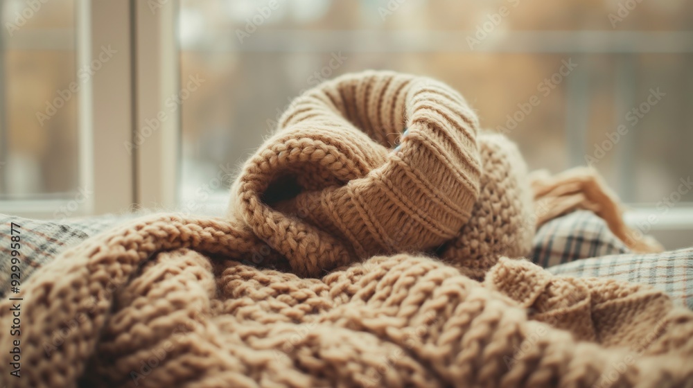 Cozy Knit Sweater Background Cozy Knit Sweater Background