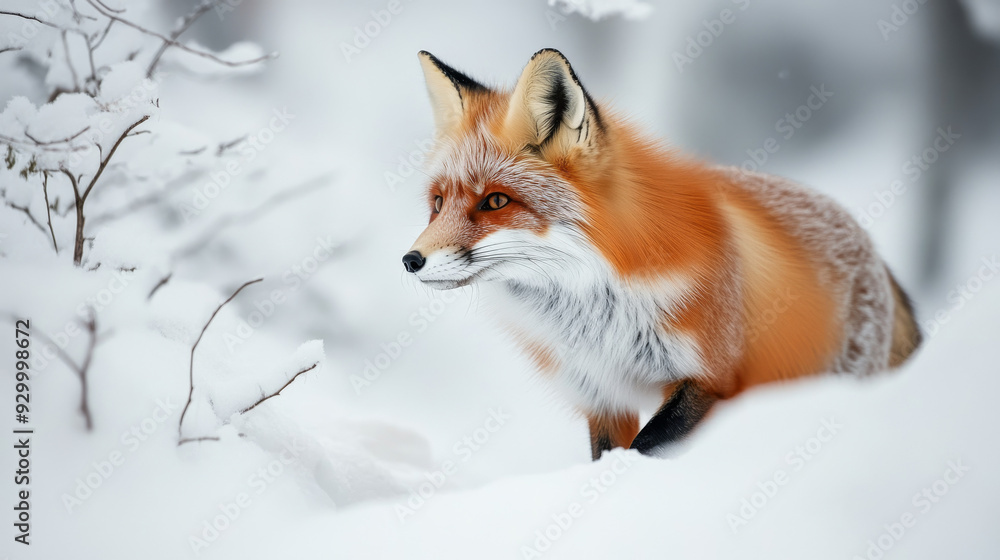 Fototapeta premium “Silent Snow Stalker”