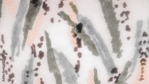 Pastel Hand Drawn Leopard Print. Wallpaper