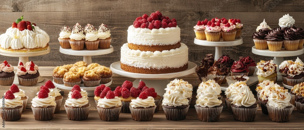 A delightful assortment of desserts A delightful assortment of desserts