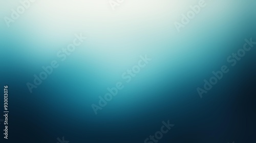 Aqua Color Gradient Background with Gentle Blending and Calming  Oceanic Shades