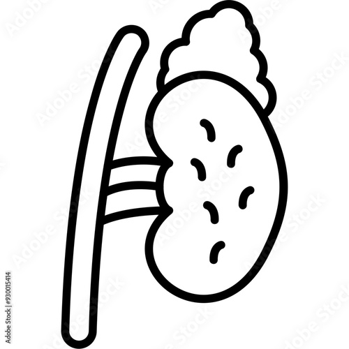 Adrenal Gland Icon