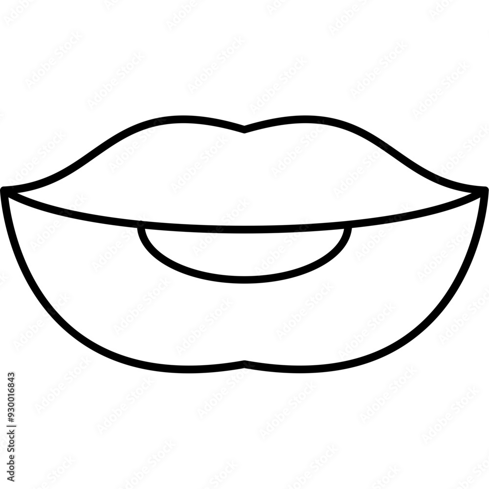 Big Lips Icon Big Lips Icon