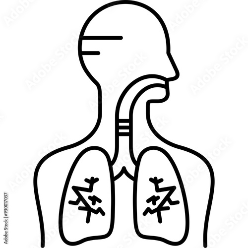 Respiratory System Icon