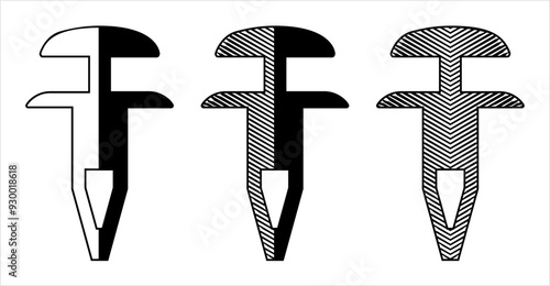 Bumper Retainer Clip Icon M_2408001