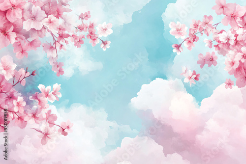 Cherry Blossoms Sky.