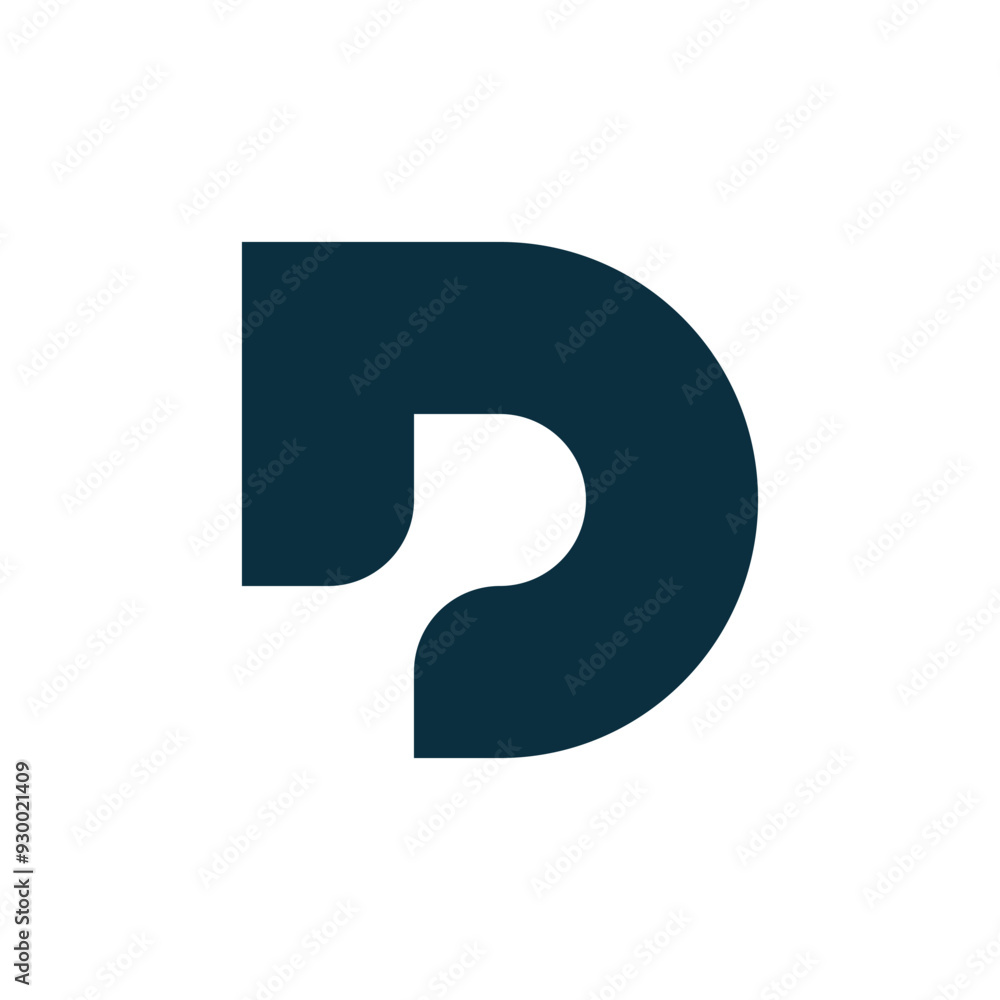 Letter D logo design template elements Letter D logo design template elements