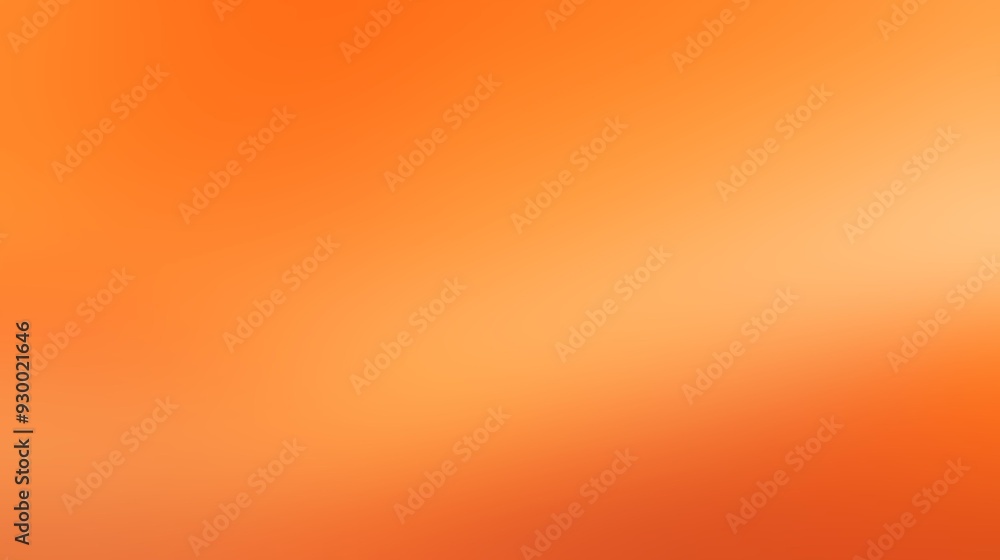 Tangerine Color Gradient Background with Bold, Vibrant Tones and Smooth Shading