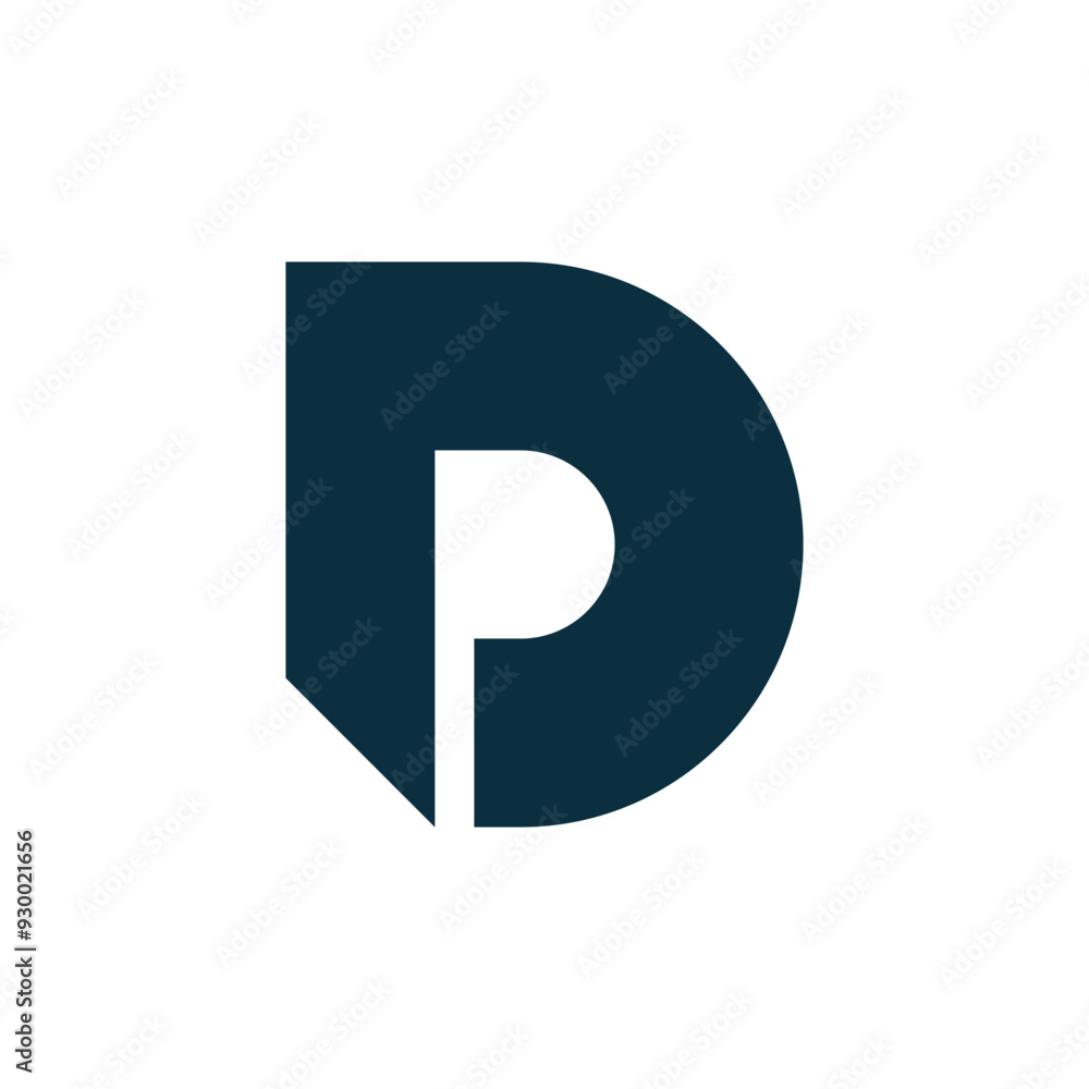 Letter D logo design template elements Letter D logo design template elements