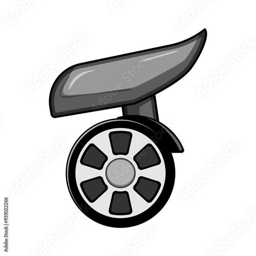 swivel luggage wheels cartoon. replacement spinner, rubber universal, heavy duty swivel luggage wheels sign. isolated symbol vector illustration