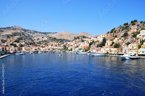 the town of Symi on the island of Symi