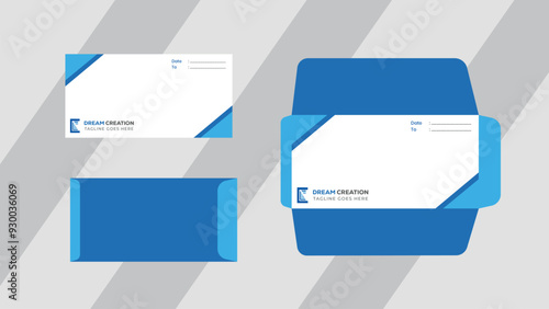 Corporate Envelope Print Ready Template.
