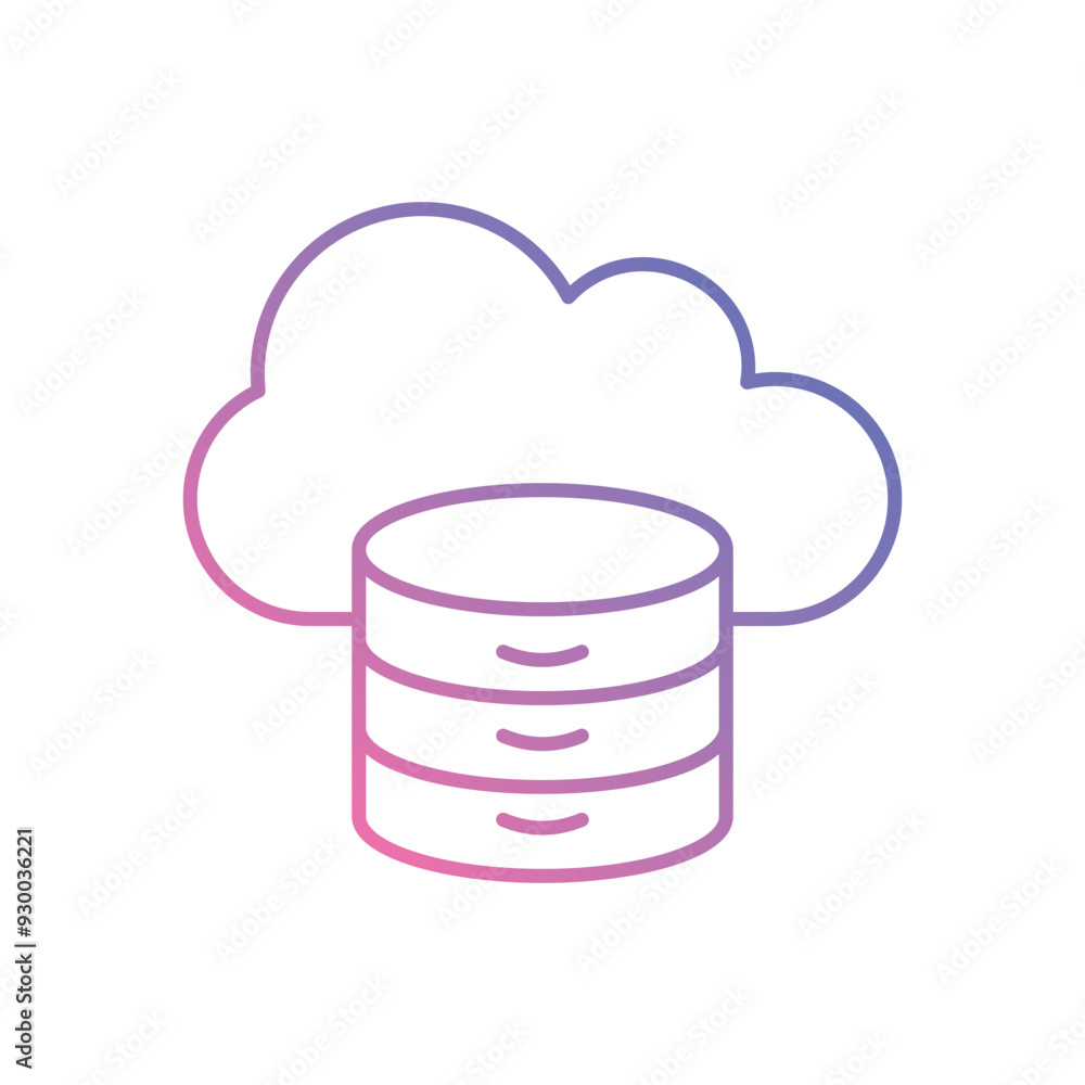 Cloud icon vector stock illustration Cloud icon vector stock illustration