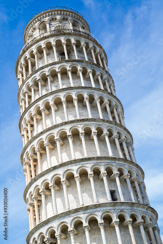 ITALY, PISA, PIAZZA DEI MIRACOLI Beautiful view of Tower of Pisa.