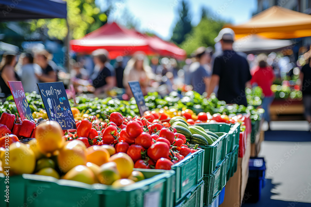 Fresh Produce Market Stall. Fresh Produce Market Stall.