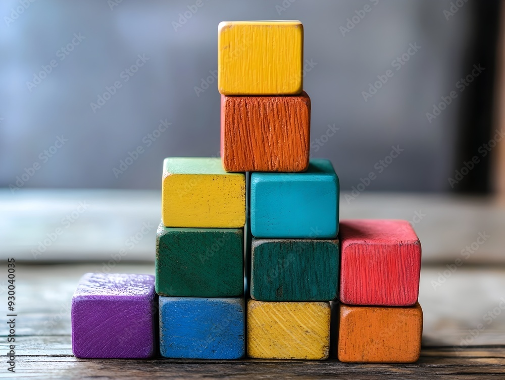 Colorful SWOT Analysis Blocks Representing Business Strategy and Planning Colorful SWOT Analysis Blocks Representing Business Strategy and Planning