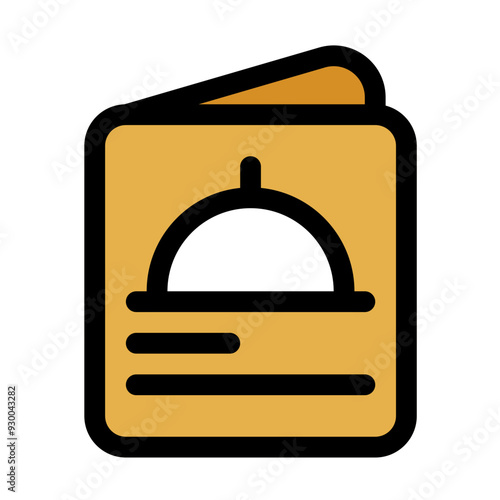 Menu Icon in Flat Style Suitable for Web, Apps, Presentation, or Printable Meanings