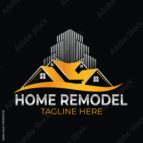 Home remodel logo