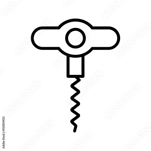 Wine Opener Vector Icon