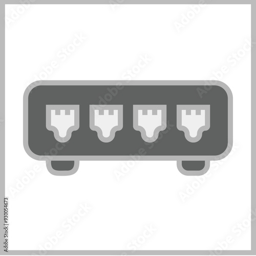 Network Switch icon Design