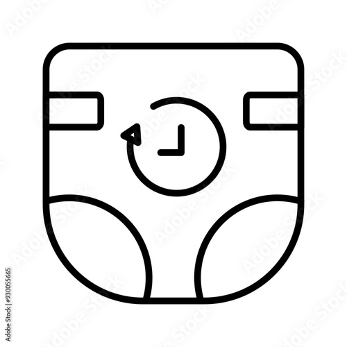 Diaper Duty Vector Icon