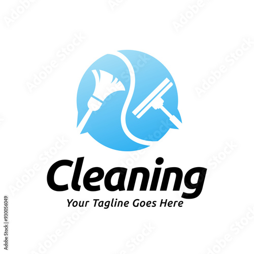 House cleaning service logo design. House cleaning products vector design.