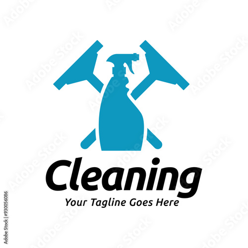 House cleaning service logo design. House cleaning products vector design.