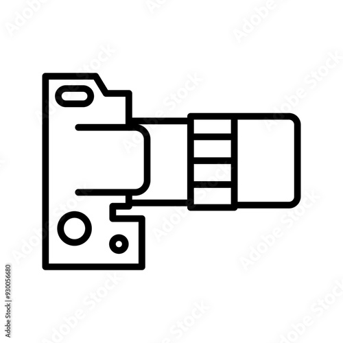 DSLR Essentials Vector Icon