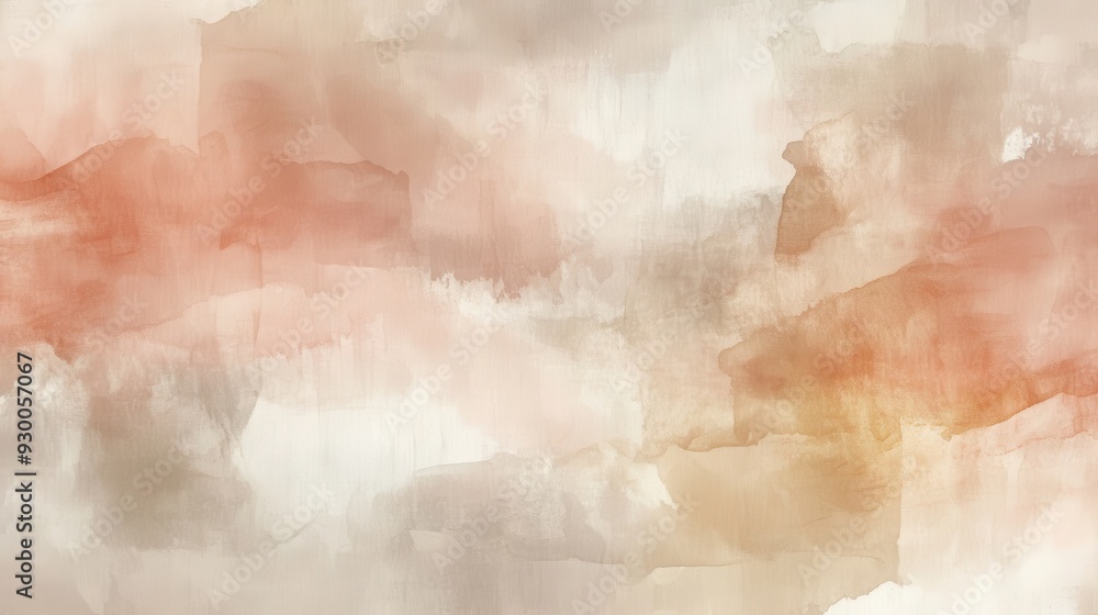 A soft, abstract watercolor background with warm tones for artistic use. A soft, abstract watercolor background with warm tones for artistic use.