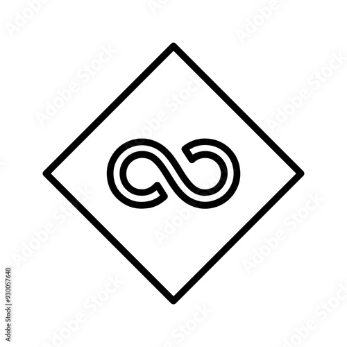 Infinity Sign Vector Icon