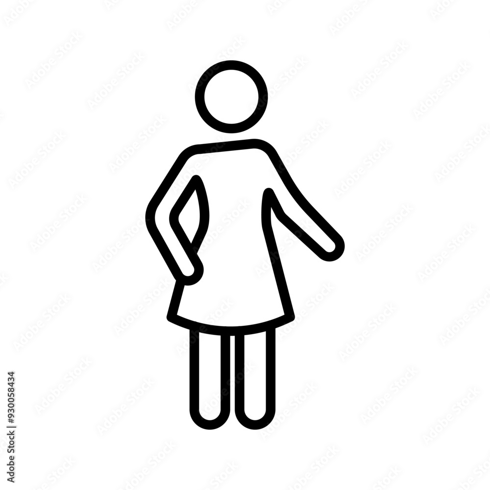 Photography Posing Vector Icon Photography Posing Vector Icon