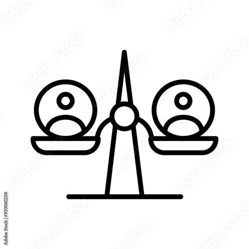 Equal Opportunity Vector Icon