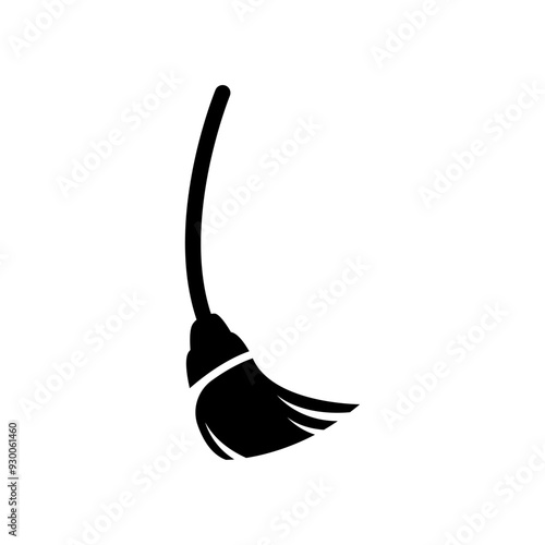 Cleaning broom icon vector design.