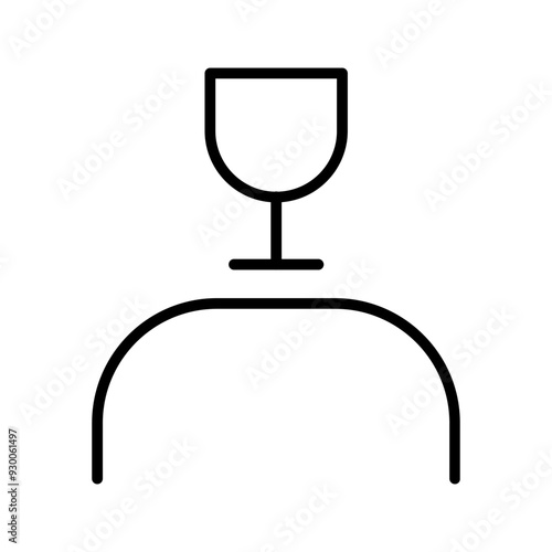 Wine Snob Vector Icon