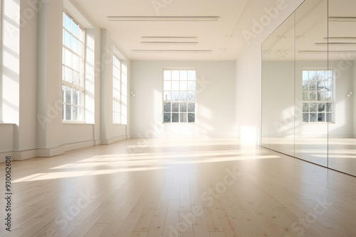 Wallpaper Mural Ballet studio architecture building flooring. Torontodigital.ca